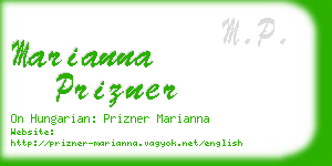 marianna prizner business card